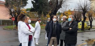 Bordighera, il sindaco Ingenito in visita all’ospedale Saint Charles