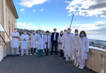 Sanremo, il sindaco Biancheri in visita all’ospedale Borea: “State facendo un grande lavoro, la città vi è riconoscente”