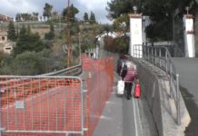 Collegamenti ancora interrotti a nord di Bussana. Trecento residenti costretti ad allungare il percorso per lavorare o andare a casa frana bussana