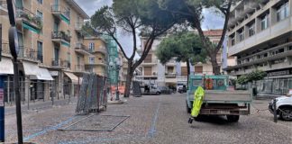Diano Marina, oggi al via i lavori di messa in sicurezza nella piazza retrostante il Comune