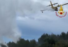 Nuovo incendio nei boschi imperiesi: fiamme a Borgomaro incendio