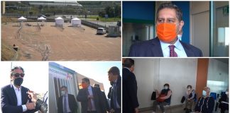 Taggia, Toti all’hub vaccinale: “Provincia di Imperia partita con grande slancio. Zona rossa dopo Pasqua? Decisione nel pomeriggio” Toti taggia