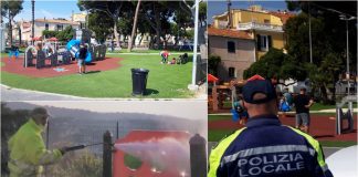 Diano Marina, al via la sanificazione dei parchi giochi. L’assessore Feltrin: “Ci prepariamo ad accogliere i nostri turisti in tutta sicurezza” sanificazione giochi diano marina