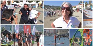 A Diano Marina l’energia della windsurfista 94enne Mariuccia “Ho iniziato questo sport a 60 anni, a tutti dico: uscite e muovetevi!”
