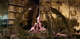 Bordighera illumina d’arancione la Fontana delle Sirene, contro la violenza di genere fontana delle sirene bordighera