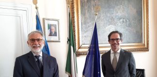 Bordighera; il sindaco Vittorio Ingenito riceve il nuovo Prefetto Armando Nanei
