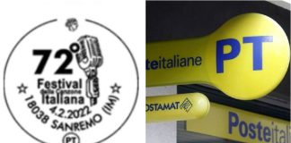 Sanremo, Poste Italiane dedica un annullo filatelico alla 72esima edizione del Festival annullo poste festival sanremo