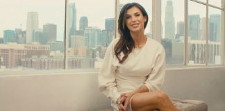Sanremo 2022, Elisabetta Canalis protagonista dello spot di Regione Liguria al Festival elisabetta canalis