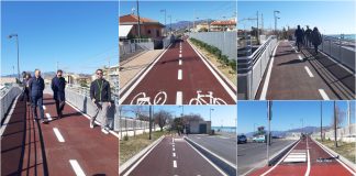 Bordighera, aperto al transito il nuovo tratto di pista ciclabile a ovest del comune pista ciclabile bordighera