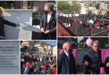 Inaugurata a Sanremo la nuova area giochi della scuola ‘Rodari’ grazie al benefattore Mike Abate