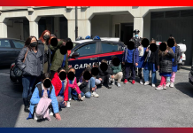 Sanremo: visita alla sede dei Carabinieri per gli alunni della scuola elementare di borgo Rodari