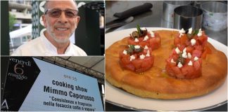 Nuvola: Mimmo Caporusso presenta la sua gustosa focaccia al vapore ad Aromatica 2022 Mimmo Caporusso focaccia