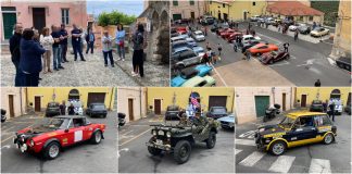Ieri lo spettacolo delle auto d’epoca per le strade del Golfo dianese auto d'epoca diano castello