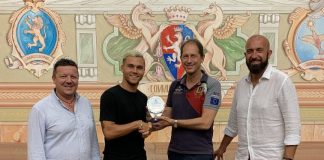 Diano Marina, l’amministrazione comunale premia il giovane calciatore dianese Flavio Bianchi