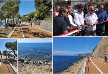 Inaugurata la ciclabile tra Imperia e San Lorenzo, Scajola: “Giornata storica, entro Pasqua il collegamento con Diano Marina e la posa del tubo Roja” inaugurazione ciclabile imperia san lorenzo
