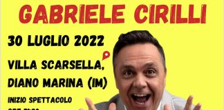 Al via domani il primo “Diano Comic Show”: ospite a villa Scarsella Gabriele Cirilli