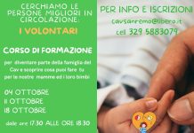 Sanremo: iniziano i nuovi corsi per diventare volontario del Cav per fare del bene