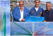 Frecce Tricolori: il successo di Santo Stefano al Mare e Riva Ligure unite frecce tricolori