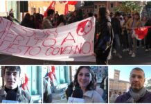 Corteo di protesta degli studenti imperiesi per una scuola per tutti sciopero studenti