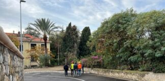 Bordighera: terminato il cantiere di via Coggiola, realizzata anche un’area verde. Nei prossimi mesi la posa definitiva dell’asfalto