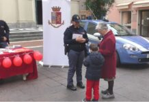 “No alla violenza sulle donne”, anche la Polizia imperiese scende in piazza