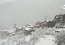 Meteo Liguria, Arpal prolunga l’allerta gialla per neve sul Ponente fino a domani neve triora