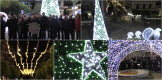 Si accende il Natale a Diano Marina con le luminarie e la banda cittadina luci natale 2022 diano marina