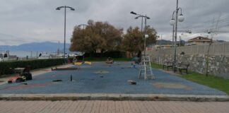 Bordighera, al via la riqualificazione dell’area giochi nei pressi dei Bagni Trocadero