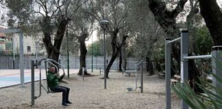 Bordighera, terminata l’area fitness presso i giardini Lowe