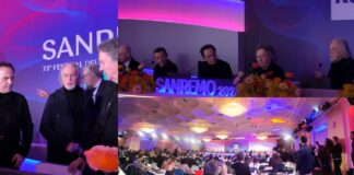 Sanremo 2023, sala stampa gremita per i Pooh: “È stata occasione per ritrovarsi. I fiori strappati? Mai. Noi li regalavamo a mogli e amanti”