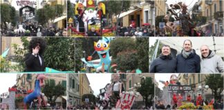 Diano Marina fa il pieno di grandi e bambini per la sfilata dei carri di Carnevale carnevale diano marina