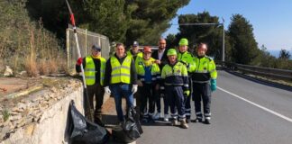 Diano Marina, guardie ambientali unite per combattere la processionaria su Capo Berta