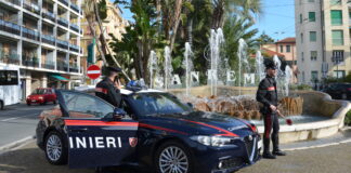A Sanremo e Bordighera due arresti per detenzione illecita di stupefacenti carabinieri