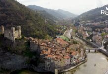 Dolceacqua, crolla un albero di eucaliptus e causa un black-out: tecnici al lavoro dolceacqua
