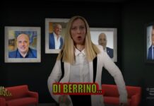 Vino e pecorino: il pranzo del primo maggio tra Berrino e la Meloni secondo Striscia la Notizia. E il senatore prende sul ridere la gag satirica berrino - meloni