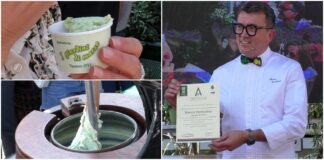 Diano Marina, Marco Venturino ad Aromatica per presentare il ‘Liguretto’: “Un sorbetto a base di basilico e limone, che mi ha permesso di salire sulla vetta del mondo” Marco venturino gelato Aromatica