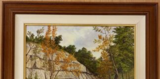 Diano Marina, donato il quadro “Foliage” di Efisio Brunazzi alla Pinacoteca Civica di Palazzo del Parco