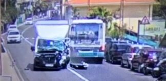 Bordighera: furgone si schianta contro un pullman, nove feriti incidente bordighera