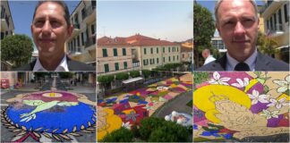 Diano Marina, la meravigliosa Infiorata del Corpus Domini colora le vie della città degli aranci. Za Garibaldi: “Una tradizionale giornata di fede e di festa” infiorata diano marina