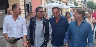 Diano Marina, incontro estivo tra i governatori Giovanni Toti e Alberto Cirio