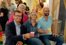 Sanremo, inaugurata la nuova Panchina Arcobaleno presso la sede della CGIL Panchina Arcobaleno cgil Sanremo