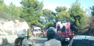 Incidente su Capo Berta: motociclista trasportato in ospedale incidente capo berta