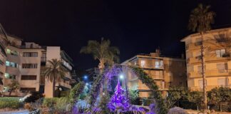 Bordighera a sostegno della campagna “LILT for WOMEN”: la Fontana delle Sirene si illumina di rosa in occasione del mese di ottobre