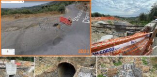 Cedimento stradale a Diano Serreta, Za Garibaldi: “Ecco la vera storia del buco, che buco non è”