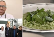 La ricetta del ‘Vialone Nano in verde’ dello Chef Jorg Giubbani Cooking show aromatica olioliva