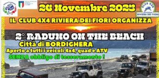 Bordighera, il 26 novembre il 2° Raduno on the Beach