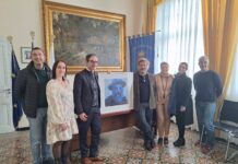 Bordighera, l’artista Davide Puma dona all’amministrazione comunale l’opera ‘Monet’