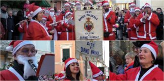 Diano Marina: la Banda musicale vestita a festa sfila per le vie della città degli aranci Banda Diano Natale