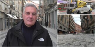 Sanremo, al via i cantieri per il 74° Festival della Canzone Italiana. In Via Matteotti le strofe della canzone “Italiano” di Toto Cutugno Giuseppe Faraldi lavori festival di sanremo