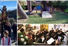 Bestagno festeggia San Sebastiano e svela le nuove panchine del parco giochi per bambini